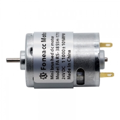 Moteur électrique à courant continu à micro-brosse FARS-385 de 28 mm de diamètre